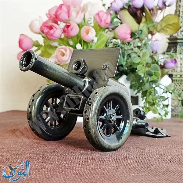 مجسم معدني شكل مدفع 20 سم