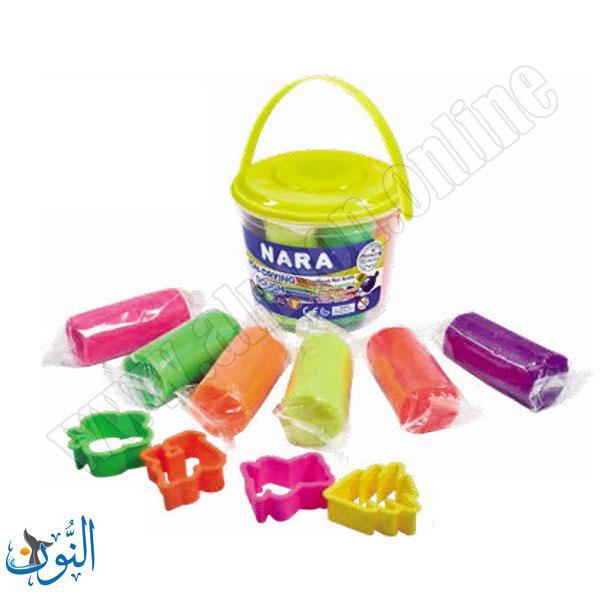 معجونة لا تجف سطل 6 لون 270 غم