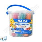 معجونة لا تجف سطل 12 لون  445 غم NARA