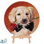 لوحة قماش للرسم شكل دائري 30 سم قطن 100% ماريس