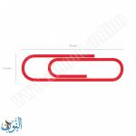 علبة مشابك ورق ملونة 28 ملم ErichKrause