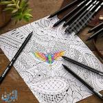 الوان خشب 12 لون Conte