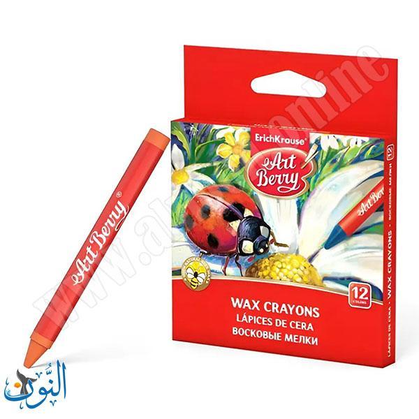 الوان شمعية 12 لون ErichKrause WAX CRAYONS
