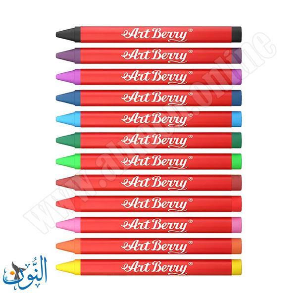 الوان شمعية 12 لون ErichKrause WAX CRAYONS