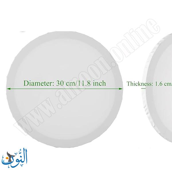 لوحة قماش للرسم شكل دائري 30 سم قطن 100% ماريس