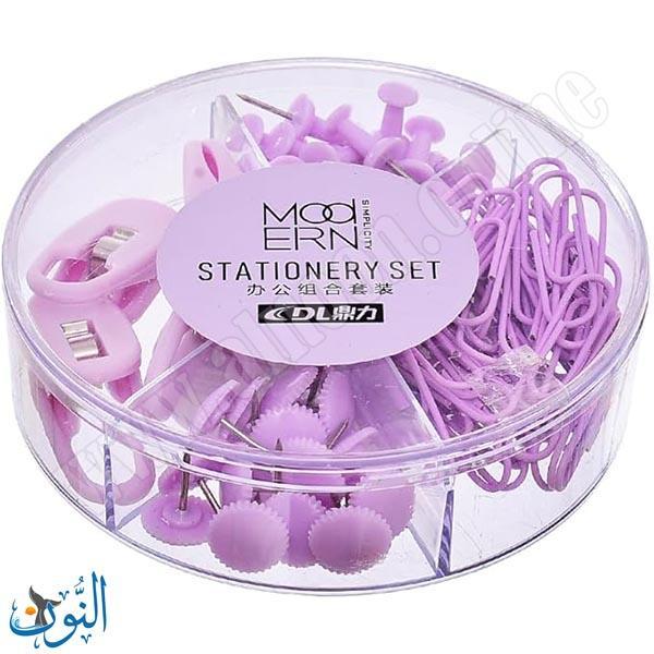 طقم مشابك و دبابيس بنفسجي DL2275