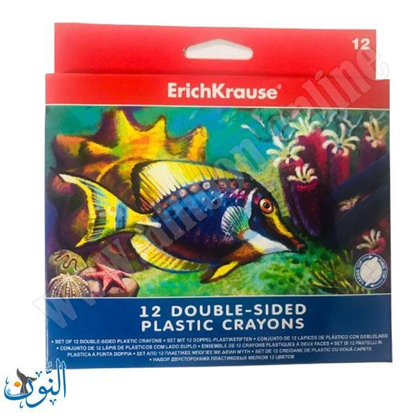 الوان شمع رأسين 12 لون ErichKrause