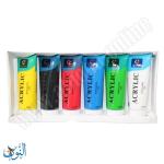 الوان اكريليك 75 مل 6 لون DOZEN