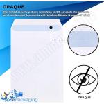 ظرف أبيض لاصق ورق 90 غم