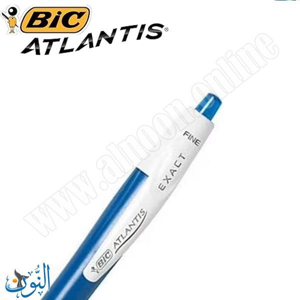 قلم حبر جاف ازرق BIC ATLANTIS EXACT
