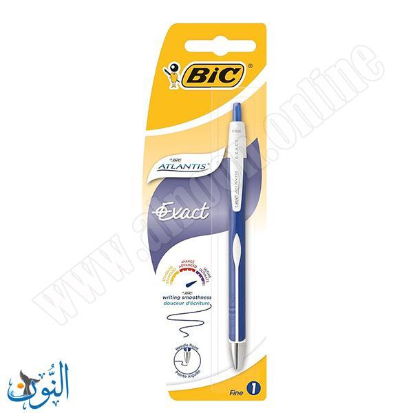 قلم حبر جاف ازرق BIC ATLANTIS EXACT
