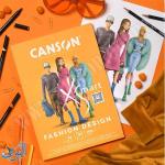 دفتر رسم  180غم 30 ورقة CANSON FASHION DESIGN A4