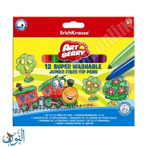 الوان فلوماستر عملاق 12 لون ErichKrause