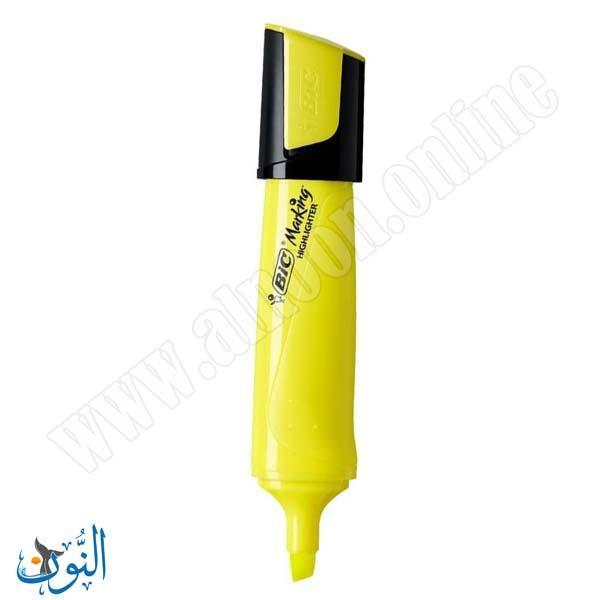 قلم تحديد اصفر BIC FLAT BL1