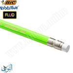 4 اقلام رصاص مع ممحاة BIC FLUO