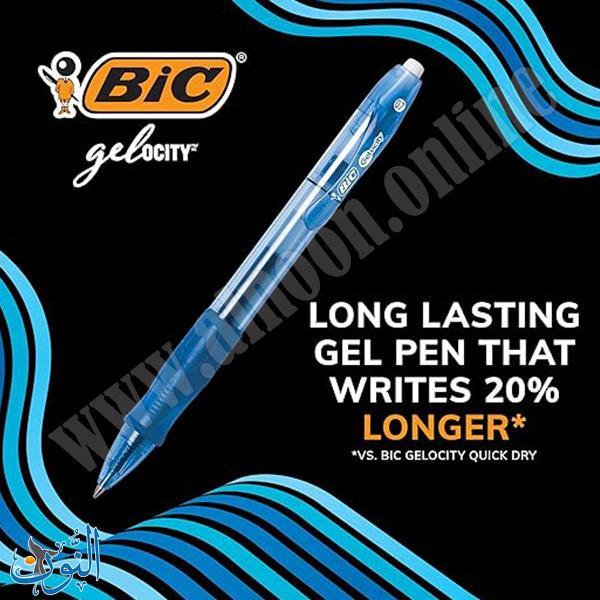 قلم حبر ازرق BIC Gel-ocity 0.7