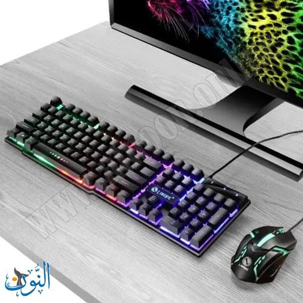 طقم ماوس مع لوحة مفاتيح JEDEL GAMING GK110+