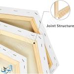 لوحة قماش للرسم شكل سداسي 24 سم قطن 100% ماريس