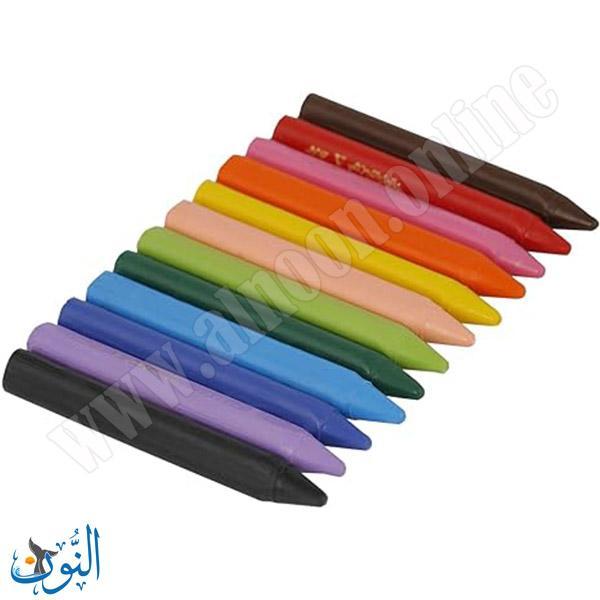 الوان شمع عملاق 12 لون BIC