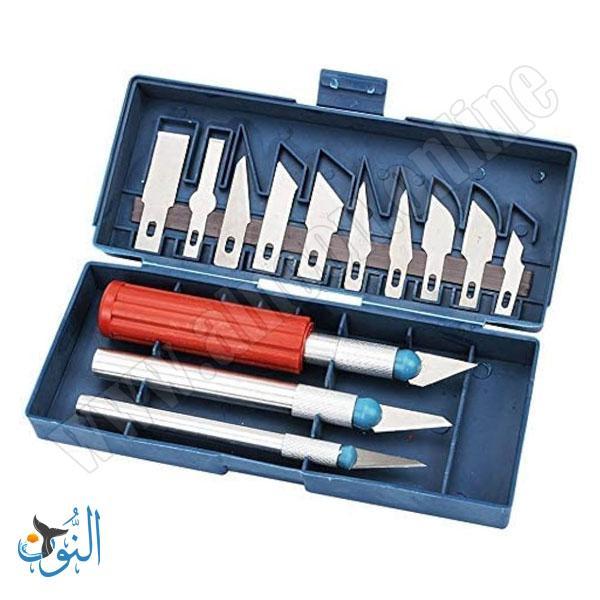 مشرط قلم طقم 13 قطعة