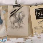 دفتر رسم 90غم 60 ورقة CANSON XL KRAFT A4