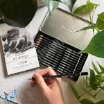 طقم 12 قلم جرافيت للرسم LYRA art design