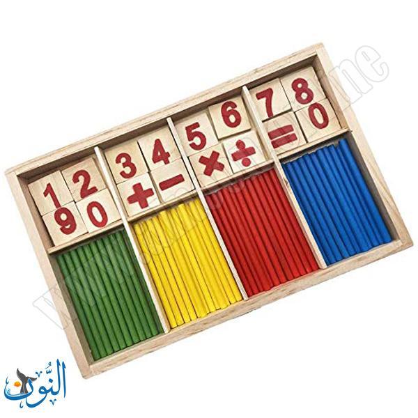أعواد الرياضيات الخشبية