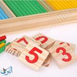 أعواد الرياضيات الخشبية