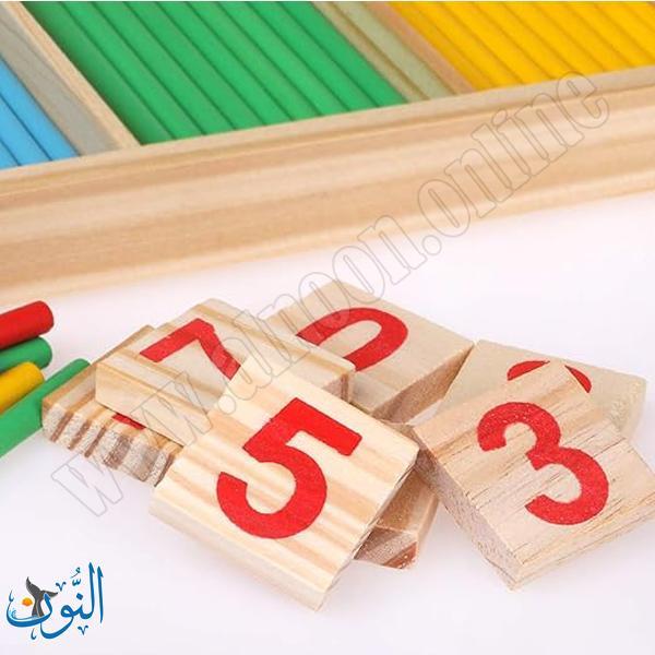 أعواد الرياضيات الخشبية