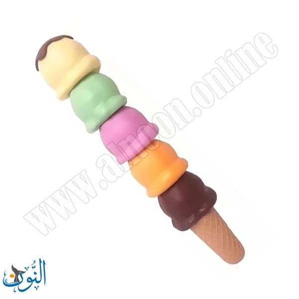 اقلام تحديد 5 لون شكل بوظة MD-069