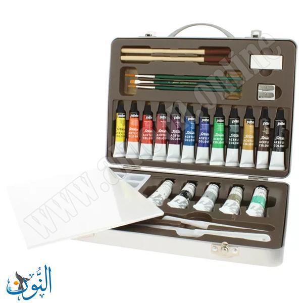 مجموعة ألوان أكريليك فنية متكاملة  28 قطعة pebeo Studio Acrylic
