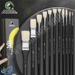 طقم  الرسم الاحترافي 11 فرشاة بشعيرات طبيعية عالية الجودة ماريس