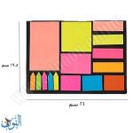 ورق ملاحظات لاصق 6 اشكال B5
