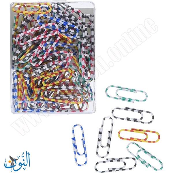 مشابك ورق ملونة 28 ملم 100 قطعة  Admiral