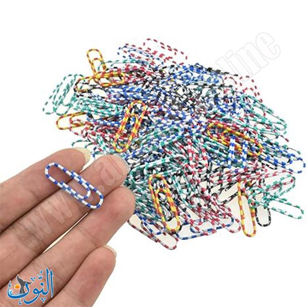 مشابك ورق ملونة 28 ملم 100 قطعة  Admiral