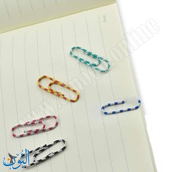 مشابك ورق ملونة 28 ملم 100 قطعة  Admiral