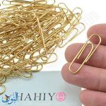 مشابك ورق ذهبية 33 ملم علبة 100 قطعة  Admiral