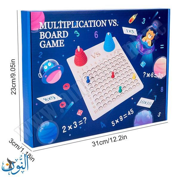 لوحة تحدي جدول الضرب