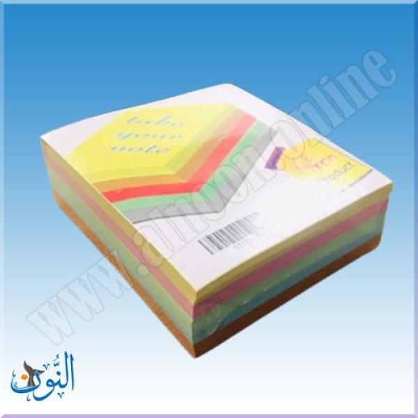 ورق ملاحظات ملون 85*85 ملم