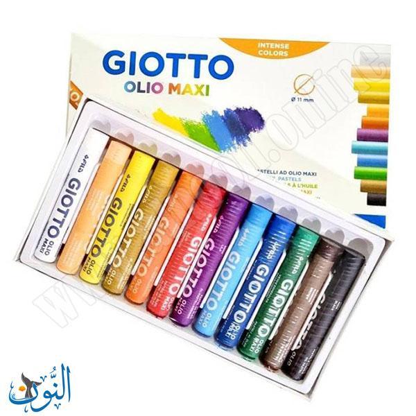 الوان باستيل 12 لون GIOTTO OLIO MAXI