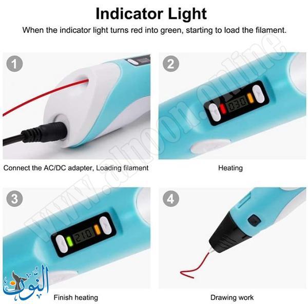 قلم شمع ثلاثي الأبعاد 3DPEN-2