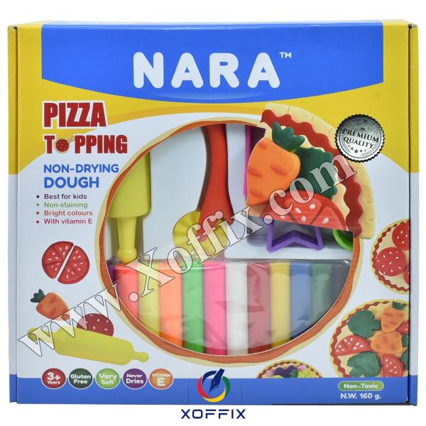 معجونة  لا تجف 12 لون  NARA PIZZA