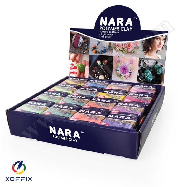 ملتينة حراري 55 غم ستاند 48 قطعة NARA POLYMER