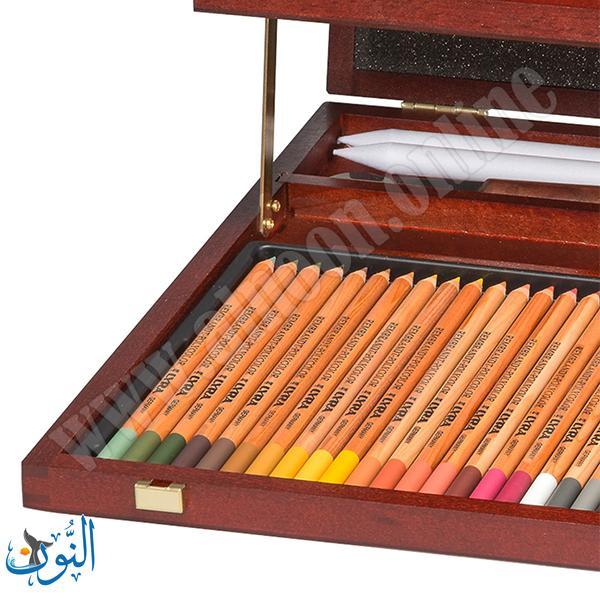 الوان خشب زيتي في حقيبة خشبية  LYRA Rembrandt Polycolor