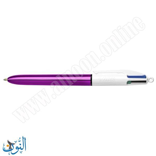 قلم حبر جاف 4 لون BIC SHINE