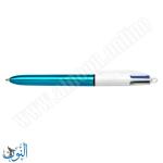 قلم حبر جاف 4 لون BIC SHINE