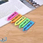 مؤشر توقيع لاصق SIGN HERE