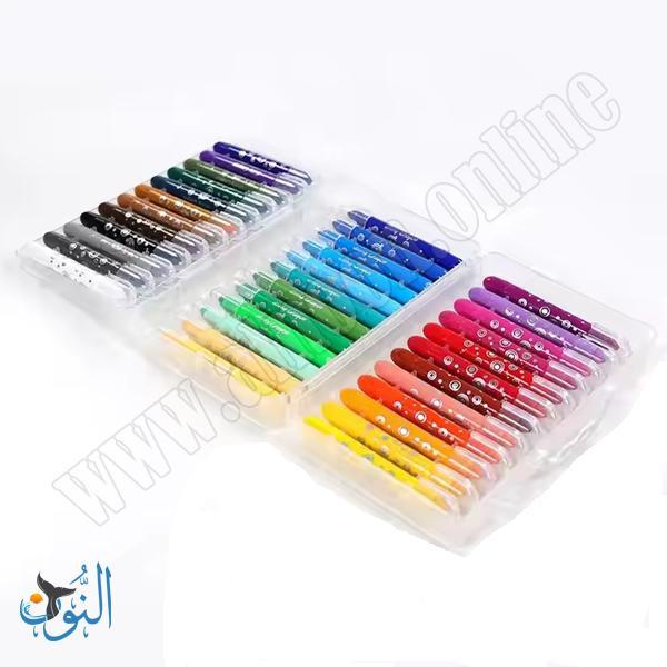 الوان شمع حريري حقيبة 48 لون