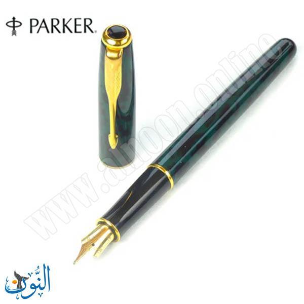 قلم رحبر ريشة سائل  PARKER SONNET LAQ GREEN