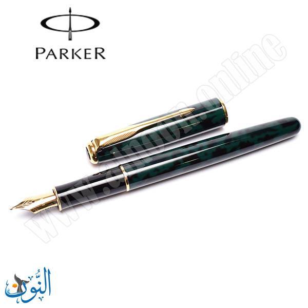 قلم رحبر ريشة سائل  PARKER SONNET LAQ GREEN